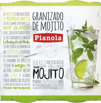 Granizado de mojito