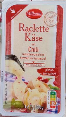 Raclette Käse mit Chili