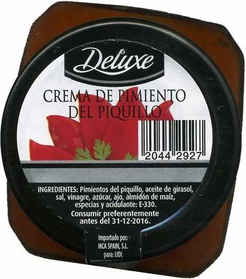 Crema De Pimiento Del Piquillo