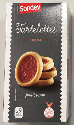 Tartelettes ovales pur beurre fraise