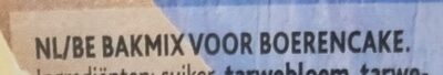 Bakmix voor boerencake