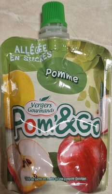 Pom' & go - Compote de pommes allégée en sucres