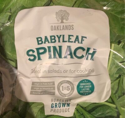 Unwashed Baby Spinach