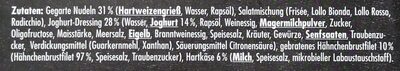 Salat Combo, Nudeln & Hähnchen ingredients label