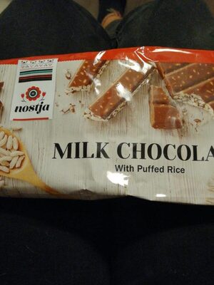 Milk chocolaté with puffed rice