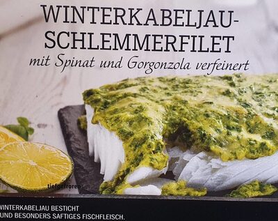 Deluxe Cod Fillets With Spinach Edam and Gorgonzola Cheese