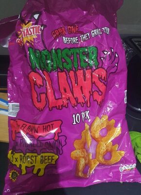 Monster claw crisps