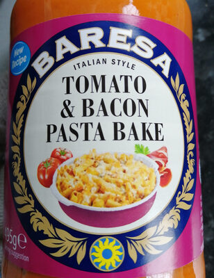Tomato & Bacon Pasta Bake front packaging