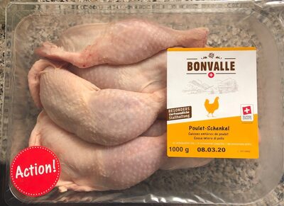 Bonvalle - cuisses entières de poulet