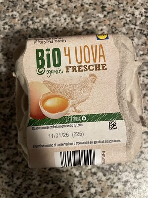 Bio organic uova fresche