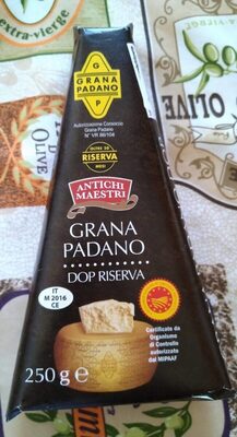 Grana padano front packaging