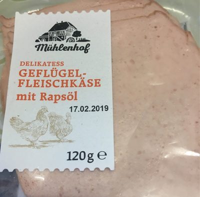 Delikatess Geflügel-Fleischkäse