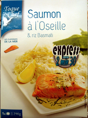 Saumon à l'Oseille & riz Basmati