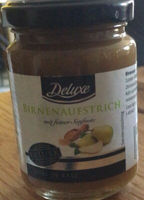 Birnenaufstrich front packaging