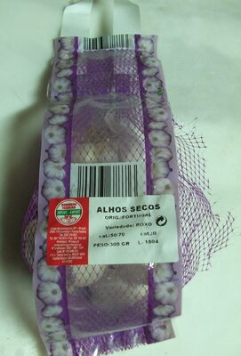 Alhos Secos front packaging