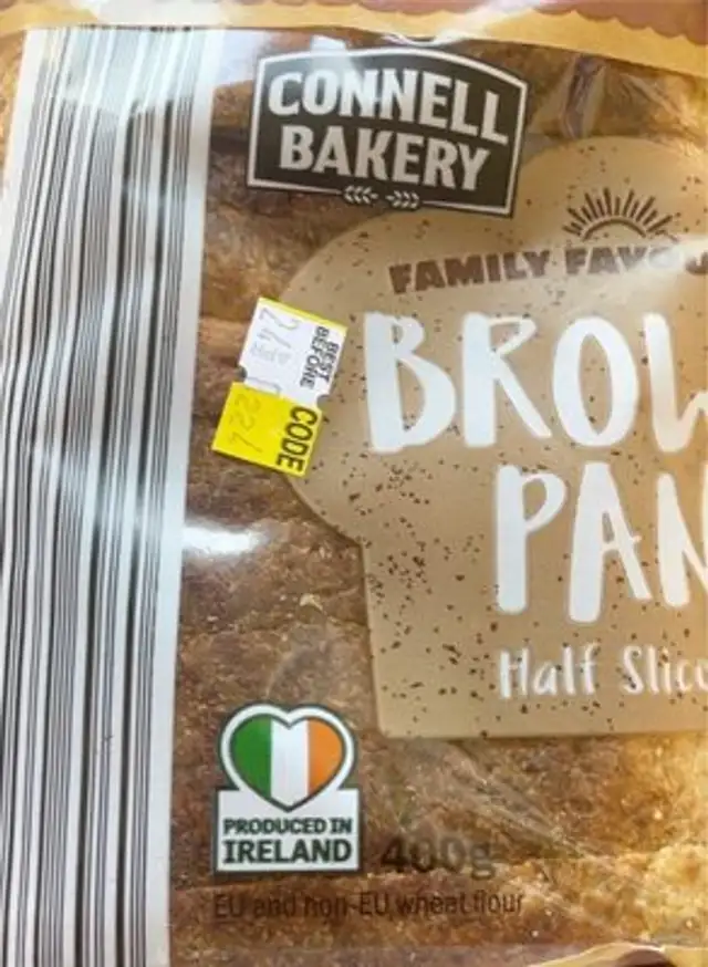 Bread front packaging