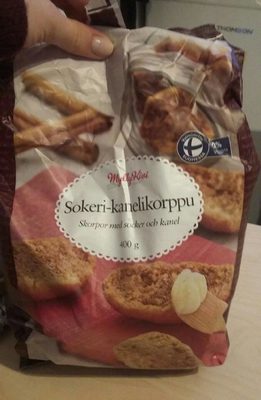 Cinnamon Crispbread front packaging