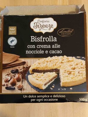 Bisfrolla con crema alle nocciole e cacao