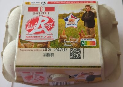 Œufs Label Rouge x6