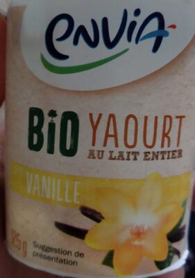 Yaourt au lait entier vanille - Bio