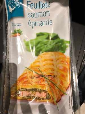 Pâte Feuilletée Garnie de Saumon