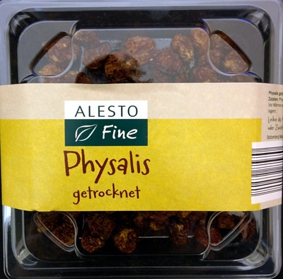 Physalis getrocknet front packaging