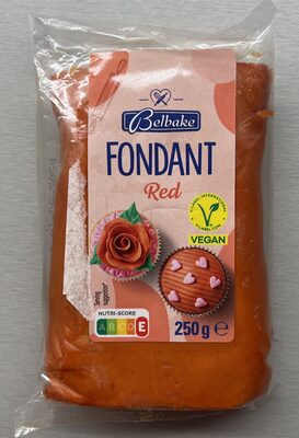 Červený fondán