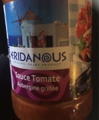 Sauce tomate aubergine grillée front packaging