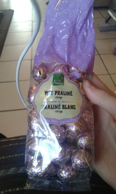 Chocolat blanc praliné