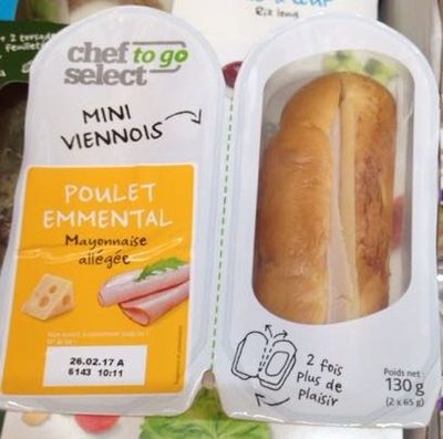 Poulet Emmental Mayonnaise allégée