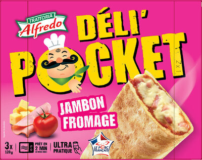 Pizzatasche Schinken Käse front packaging