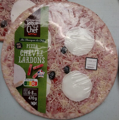 Pizza chèvre lardons