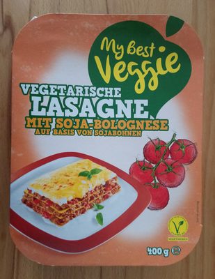 vegetarian lasagne with fried tofu