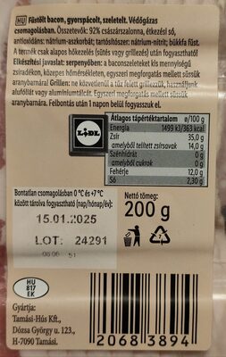 Bacon front packaging