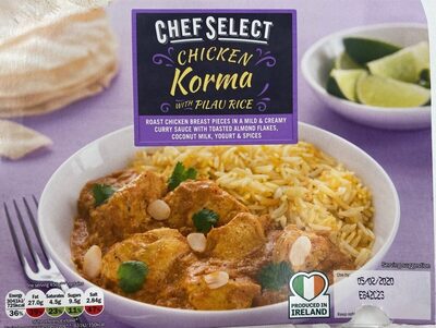 Indian CHEFSELECT CHICKEN KORMA Marinated chicken