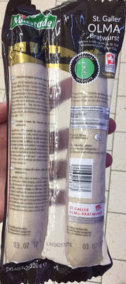 ST. GALLER OLMA BRATWURST
