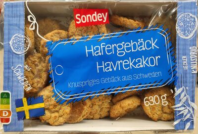 Hafergebäck Havrekakor