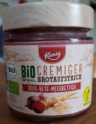 Bio cremiger Brotaufstrich Rote-Bete-Meerretich