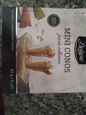 Mini conos para rellenar