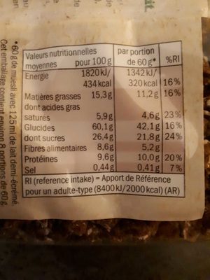 bio muesli croustillant chocolat