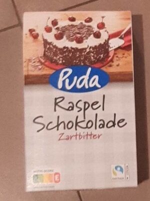 Raspel Schokolade front packaging