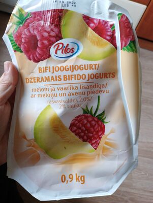 Бифидойогурт малина-дыня