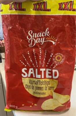 Chips de pomme de terre front packaging