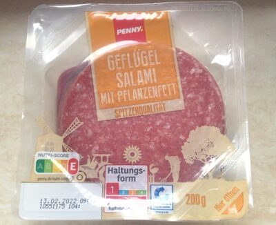 Geflügel-Salami front packaging
