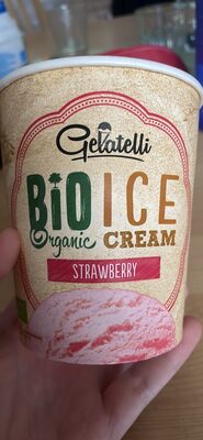 Organic Ice Cream Strawberry
