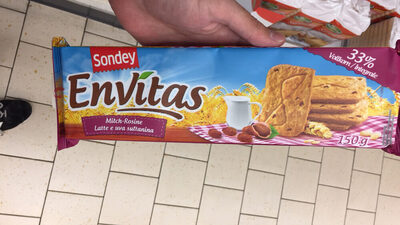 Sondey Envitas Milch-Rosine front packaging