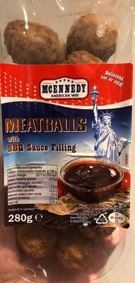 Fleischbällchen Mit BBQ,Gefüllt