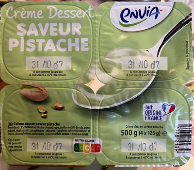 Crème Dessert Saveur Pistache