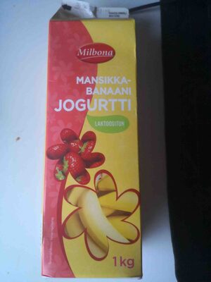 Mansikka-banaani jogurtti