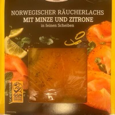 Salmón Ahumado Menta & Limon front packaging